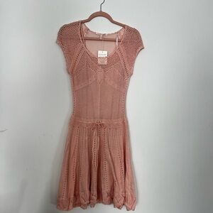Vintage Victorias Secret Pink Knit Dress